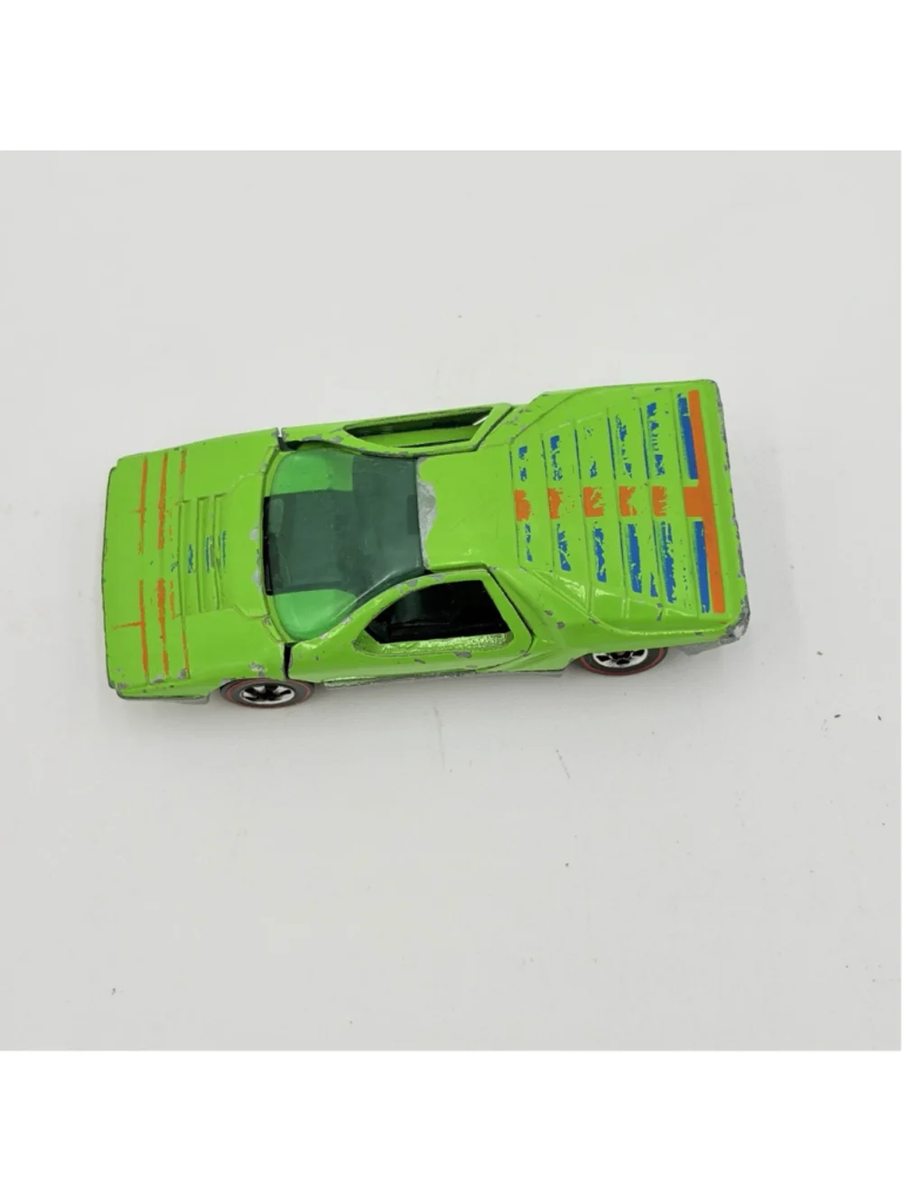 Vintage 1969 Hot Wheels Redline Carabo Green Gullwing Hong Kong